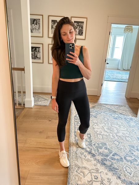 Loving this Aerie bra (the green color is so pretty for fall) and my go-to align leggings + Allbirds 

#LTKSeasonal #LTKfitness