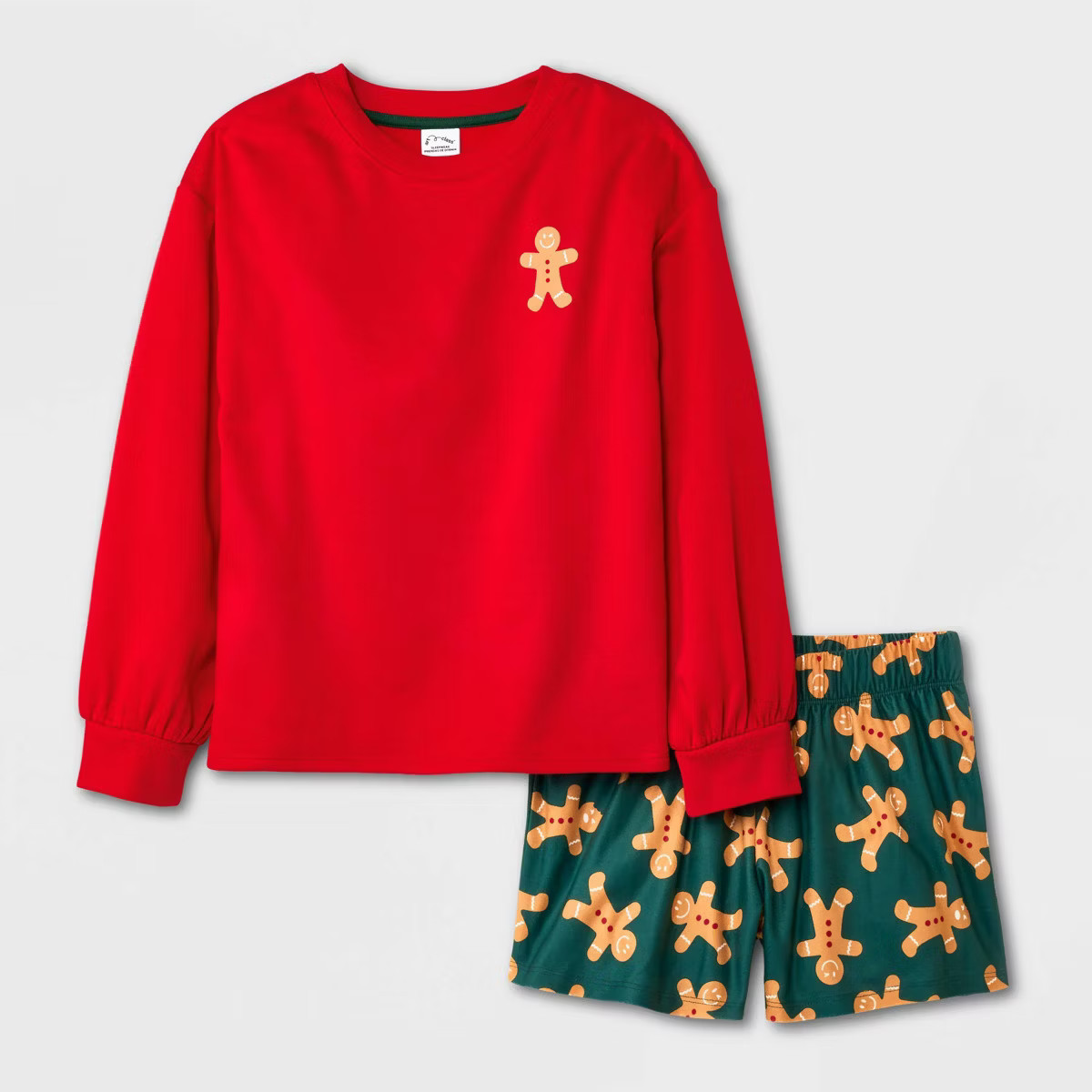 Girls' 2pc Full Sleeve Graphic Sweatshirt and Shorts Pajama Set - art class™ | Target