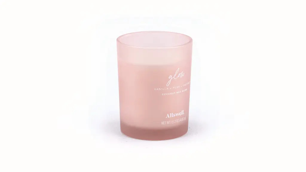 Allswell Glow Scented 2-Wick Spa Jar Candle, Vanilla + Pear + Coconut, 15.2 oz | Walmart (US)