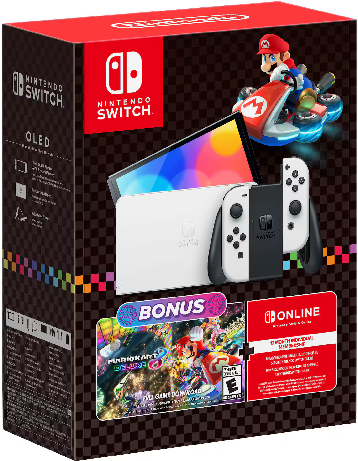 Nintendo Switch – OLED Model: Mario Kart 8 Deluxe Bundle Multi - Best Buy | Best Buy U.S.