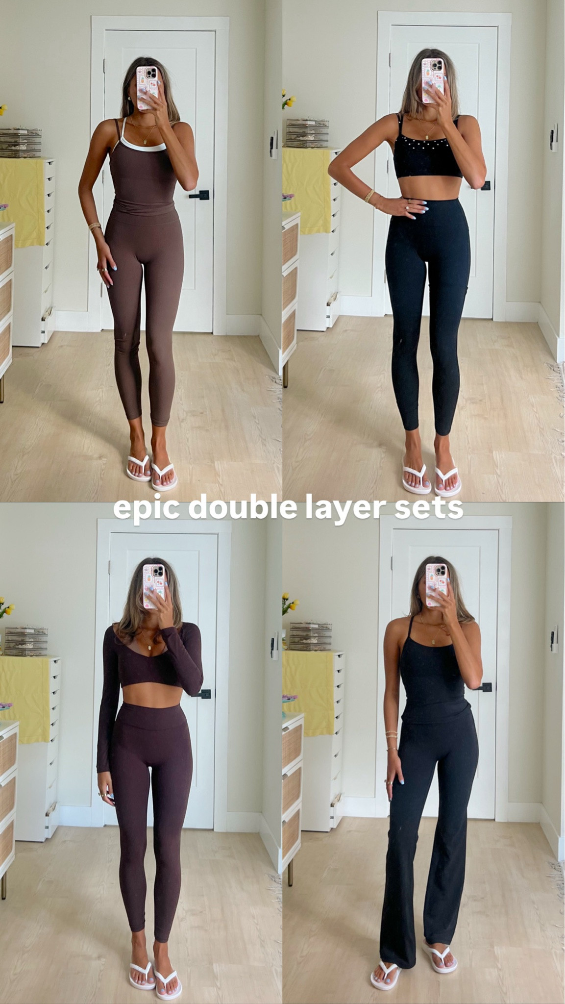 Amazon double layer workout sets under $40 ⭐️

#LTKActive #LTKfitnessgoals