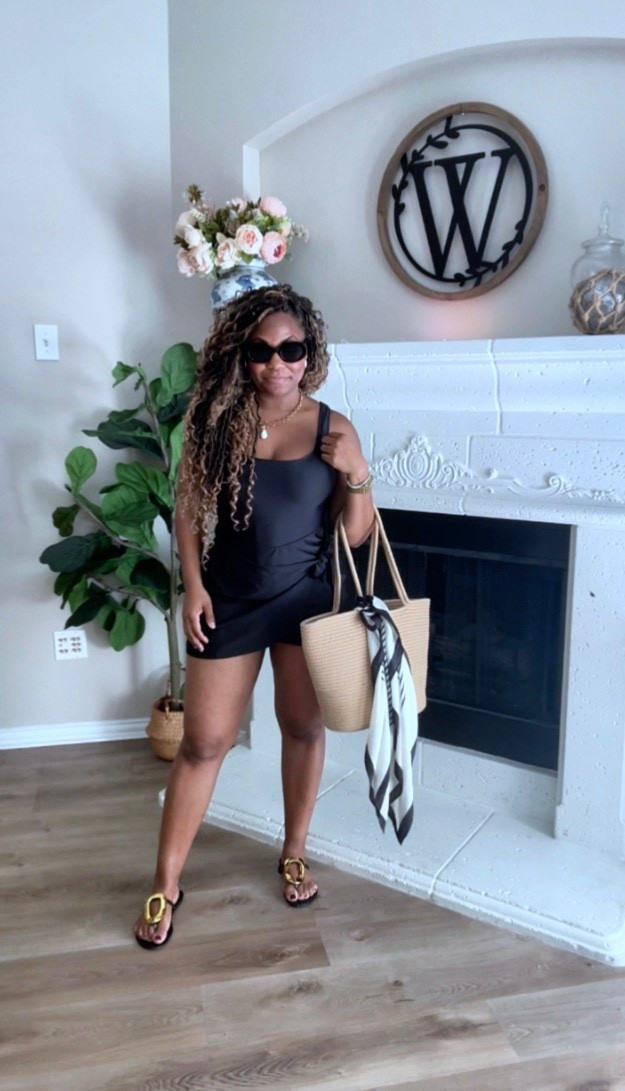 A black swim dress is one of my summmer must haves!

Perfect chic mom look for summer at the pool

#LTKSwim #LTKmomlife #LTKSaleAlert