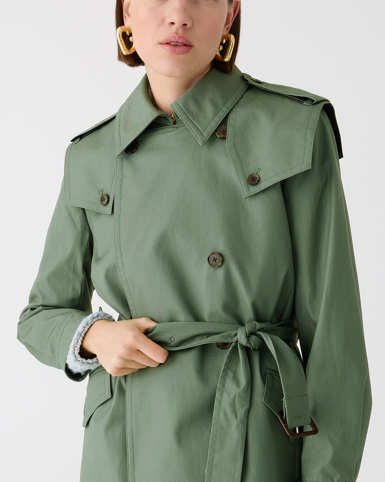 Double-breasted trench coat | J. Crew US