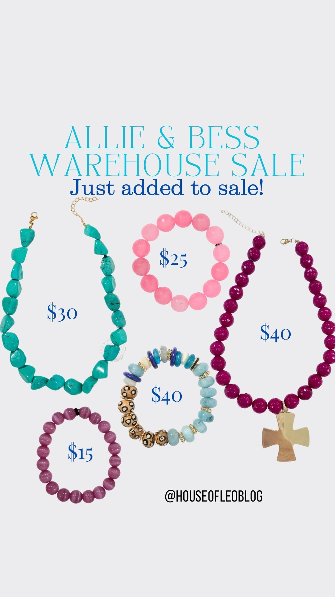 Beaded bracelets, cross necklace, beaded necklaces

#LTKSaleAlert