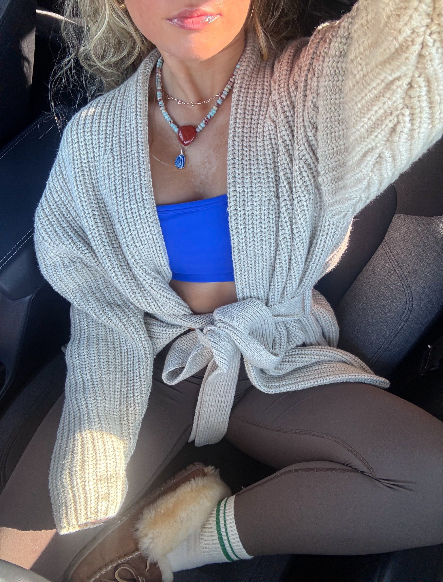 Pilates outfit! Sweater in a size small, sports bra in a small, leggings in a small, and shoes in a size 6! Love these L.L bean shoes because they aren’t uncomfy to wear with socks 

#LTKdayinmylife #LTKgrwm #LTKootd