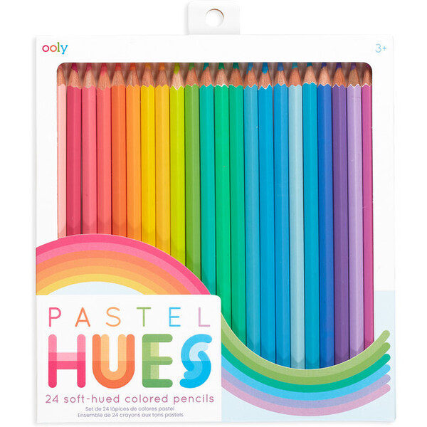 Pastel Hues Colored Pencils (Set of 24) | Maisonette