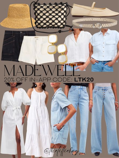 Madewell x LTK sale! 20% off using in-app code: LTK20

Madewell sale. White dress. Denim. Shorts. Linen. Flats. Jeans. Summer outfit. Date night. Work outfit. 

#LTKSaleAlert #LTKxMadewell #LTKStyleTip
