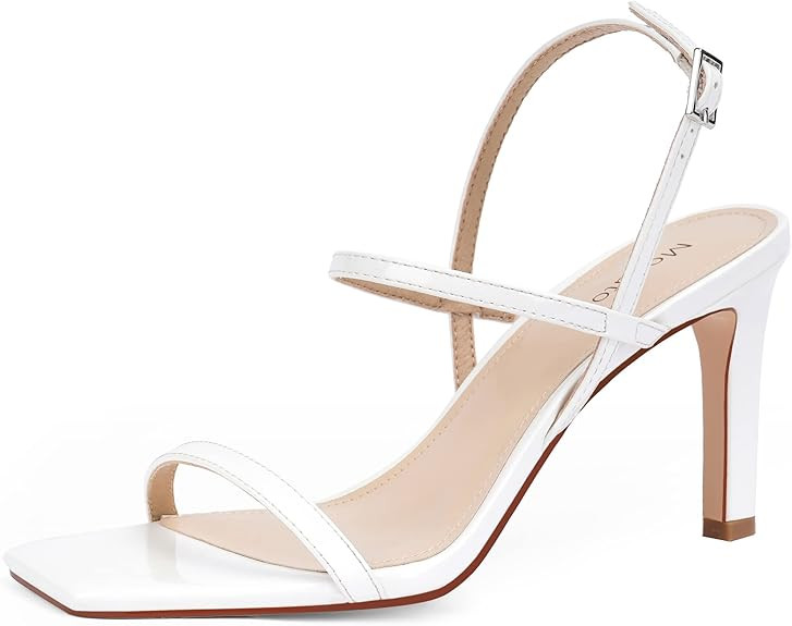 Modatope Womens Sandals Open Toe Strappy Sandals Ankle Strap High Heel Sandals for Women | Amazon (US)