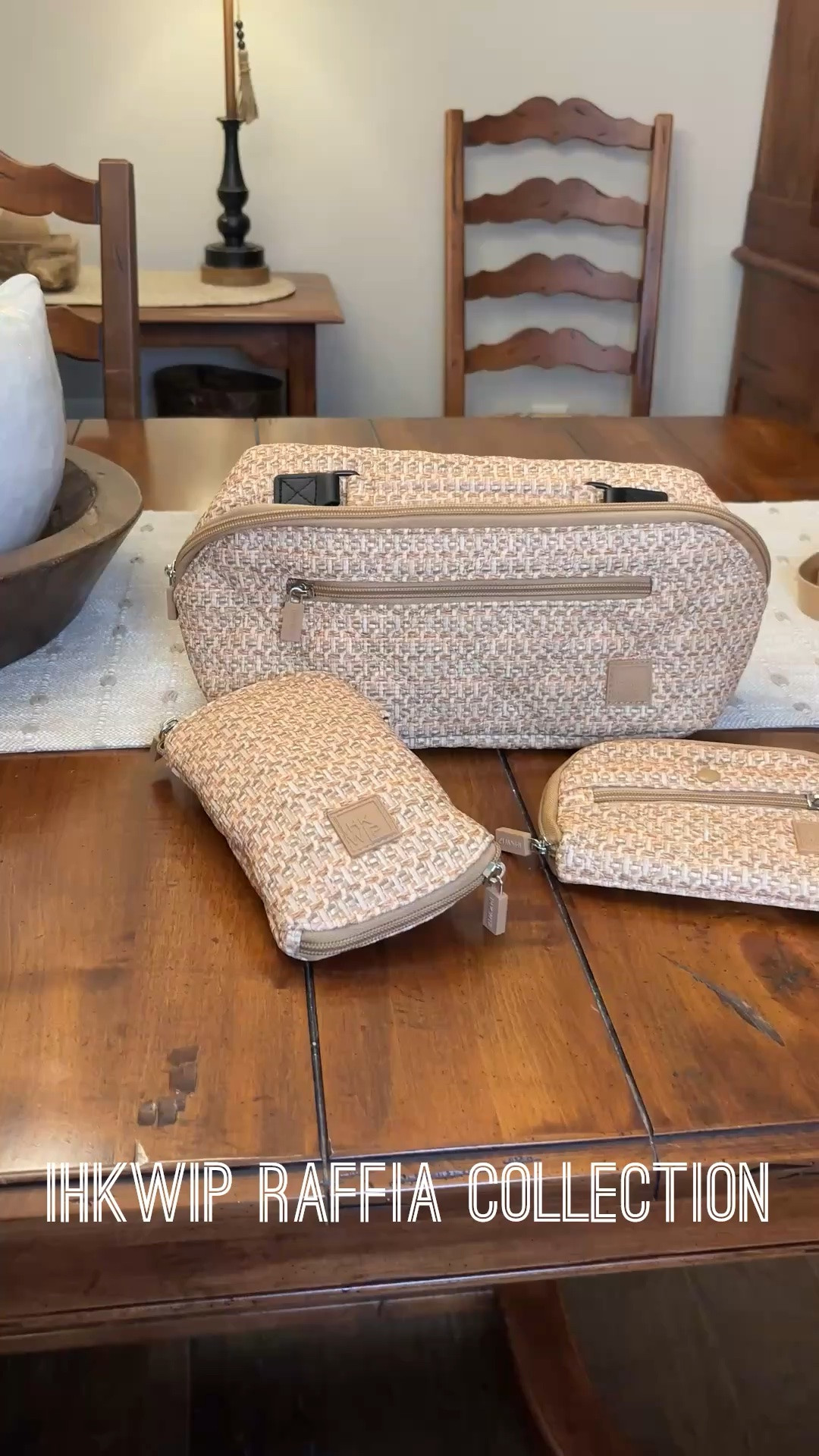 The IKHWIP Raffia collection from @QVC 

These wipe off easily and are perfect for travel!

#LTKTravel