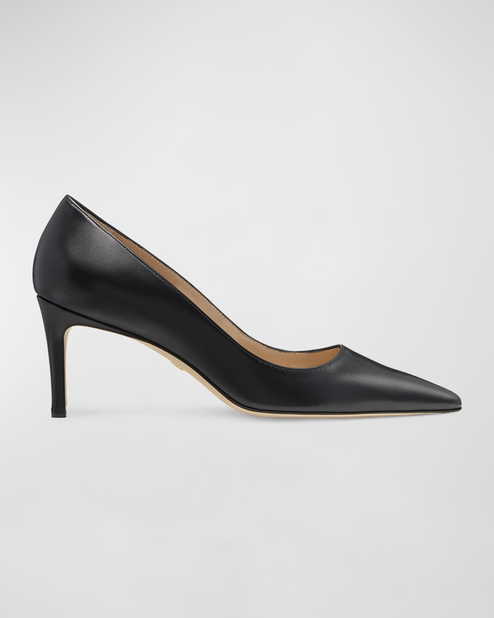 Stuart Leather Stiletto Pumps | Neiman Marcus