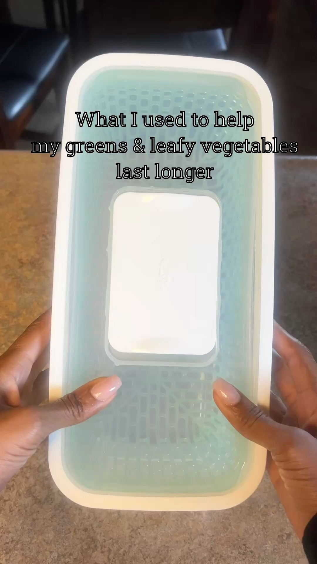 I make a lot of smoothies and I always use some kind of leafy green. This is the key to helping my greens stay fresher for longer. The carbon filter absorbs the gas they expel, and when you keep them dry, they will last for days longer than you expected.

#LTKOver40 #LTKmorningroutine #LTKHome