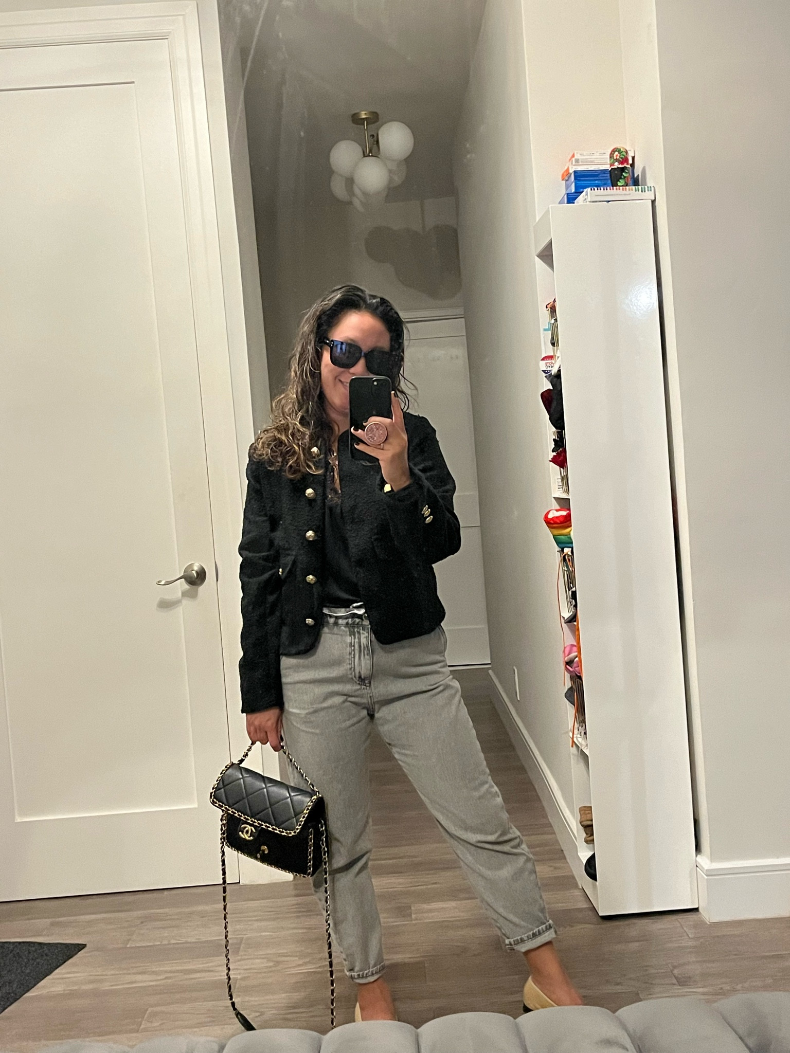Keeper. Classic. Feels expensive. Love the gold button detail. I’m wearing an xs. Under $40. You cannot go wrong. Jeans are old Zara sale. Shoes are designer. LOVE a high-low outfit.

#LTKTravel #LTKItBag #LTKWorkwear