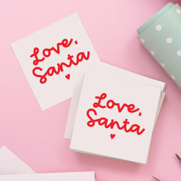 Love, Santa Holiday Stickers | Joy Creative Shop
