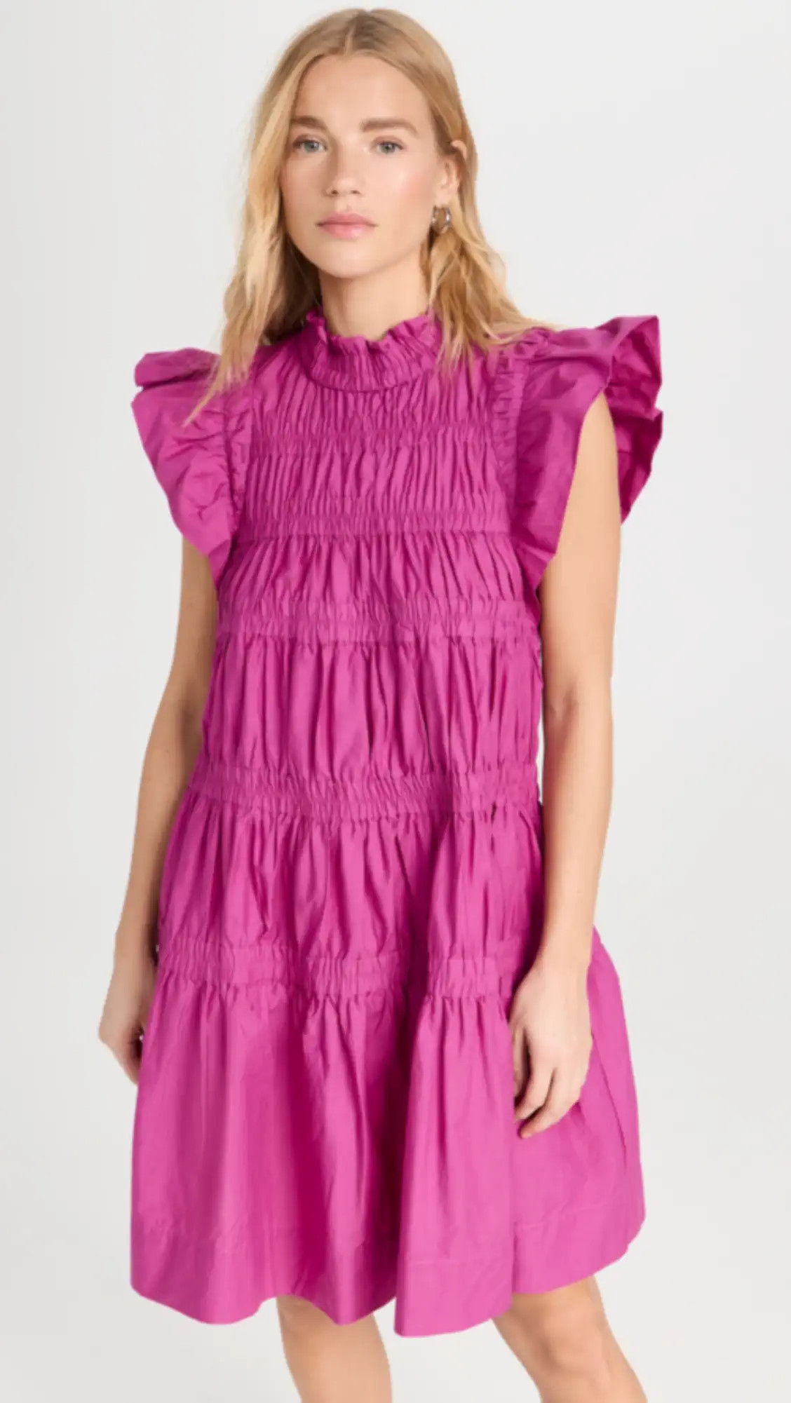 Sea Steph Cotton Flutter Sleeve Tunic Dress | Shopbop | Shopbop