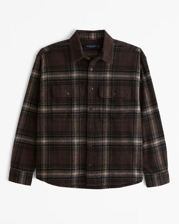 coffee plaid | Abercrombie & Fitch (US)