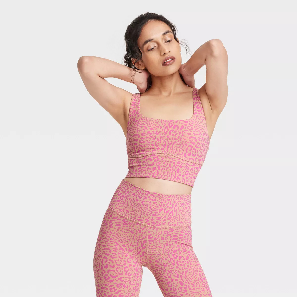 Women's Square Neck Cropped Support Tank Top - JoyLab™ | Target