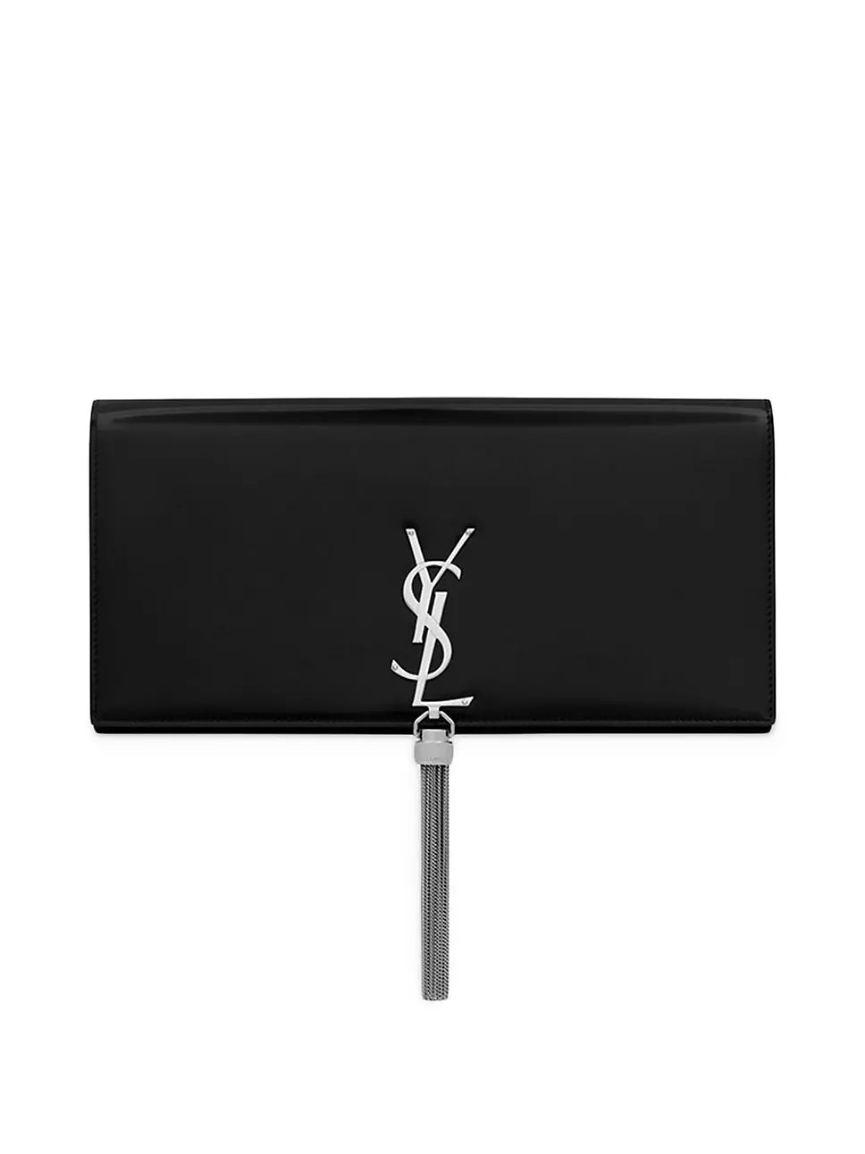 Saint Laurent Kate Clutch with Tassel in Shiny Leather | Saks Fifth Avenue