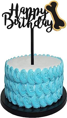 DIY Happy Birthday Cake Topper Acrylic, Birthday Cake Dog Topper Birthday Decorations, Happy Birt... | Amazon (US)