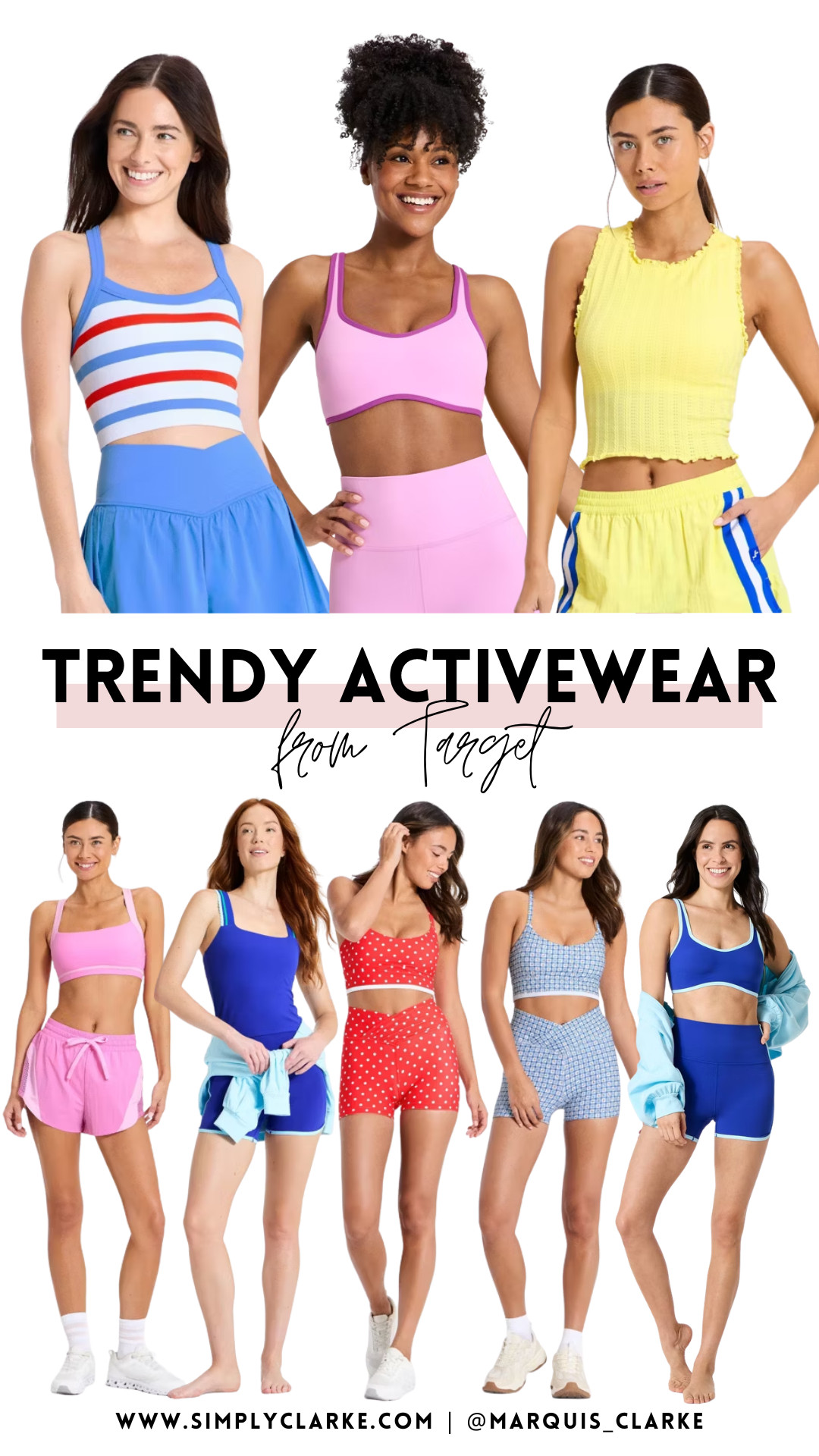 Target activewear has been so good lately! All the bright colors, matching sets & sporty summer vibes are giving designer-inspired without the price tag!

Target activewear
Target workout clothes
matching workout set
colorful activewear
sporty girl aesthetic
trendy workout clothes
cute gym outfits
summer activewear

 

 #LTKfitnessgoals #LTKSeasonal #LTKActive