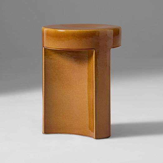 Essie Ceramic Indoor/Outdoor Side Table (13") | West Elm (US)