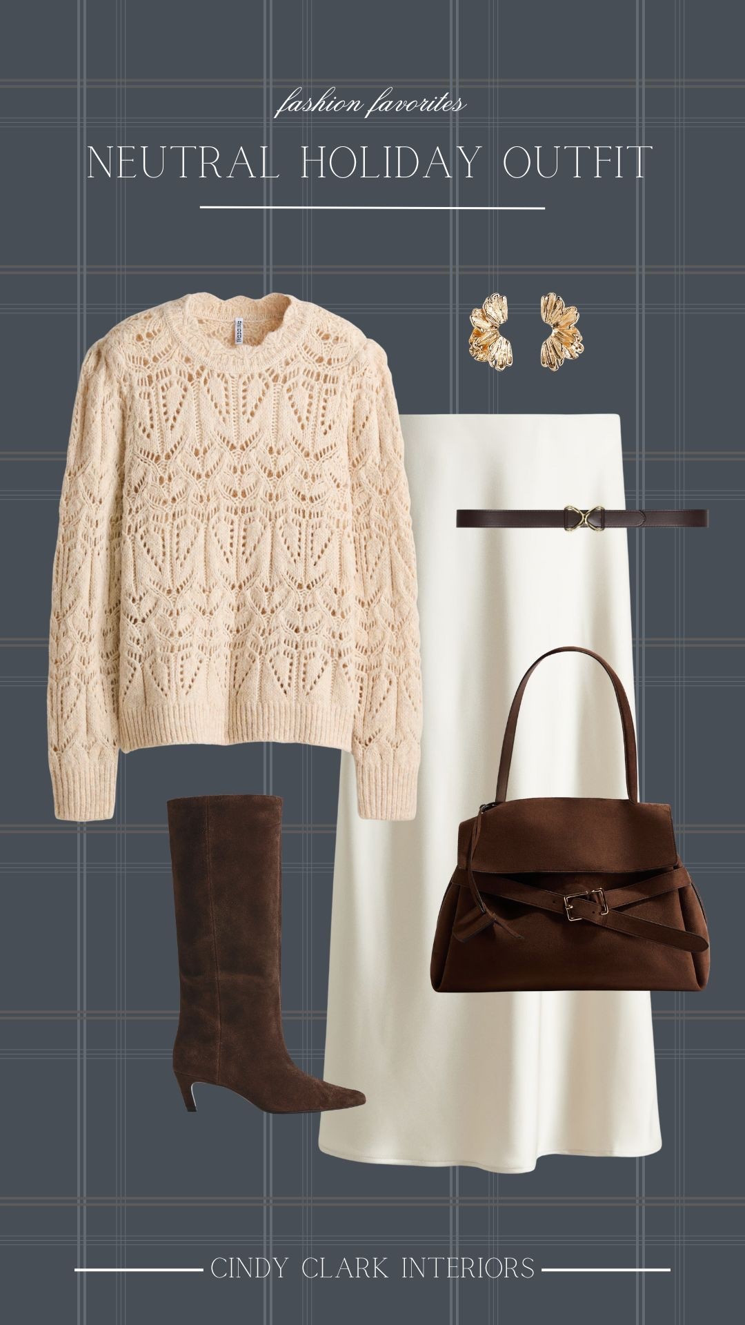 This neutral holiday outfit is perfect if you’re not one for bright pops of color! It’s simple, elegant, and layered. You can easily wear this for church events or any holiday parties! 

#LTKHoliday