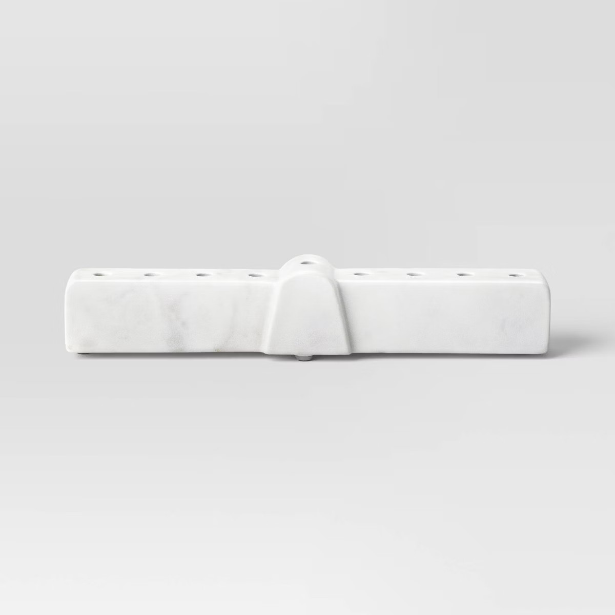 Hanukkah Marble Menorah Candle Holder White - Threshold™ | Target