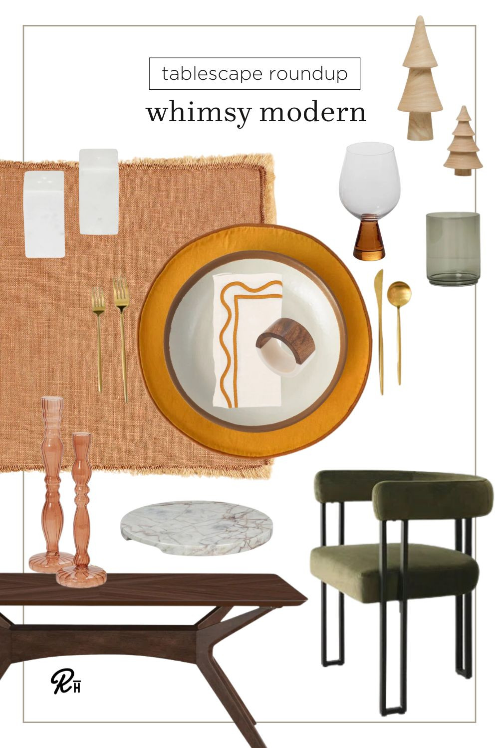 We built the modern tablescape with clean lines and a mix of neutrals and moody accent colors in mind. Modern tablescapes also look toward more simple and less cluttered decor. So, change out the greenery garlands for a slimmer profile beaded/ornament garland, and include some geometric vases or candlestick holders @Wayfair #Wayfair #OnlyatWayfair #WayfairPartner #PaidLink #Ad 

 #LTKHoliday #LTKSeasonal #LTKHome