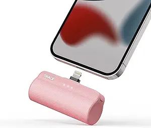 iWALK Mini Portable Charger for iPhone with Built in Cable, 3350mAh Ultra-Compact Power Bank Smal... | Amazon (US)