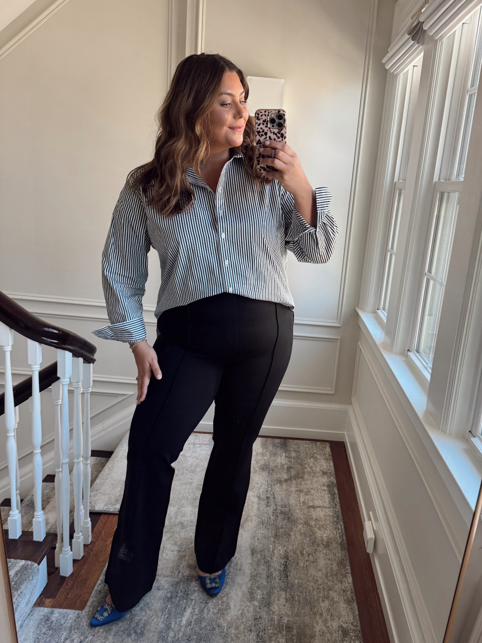 Wearing size 1X Regular in pants & top. Perfect spring work outfit, use CARALYN15 for 15% off first purchase + free shipping. @Spanx #SpanxPartner

#LTKMidsize #LTKStyleTip #LTKWorkwear