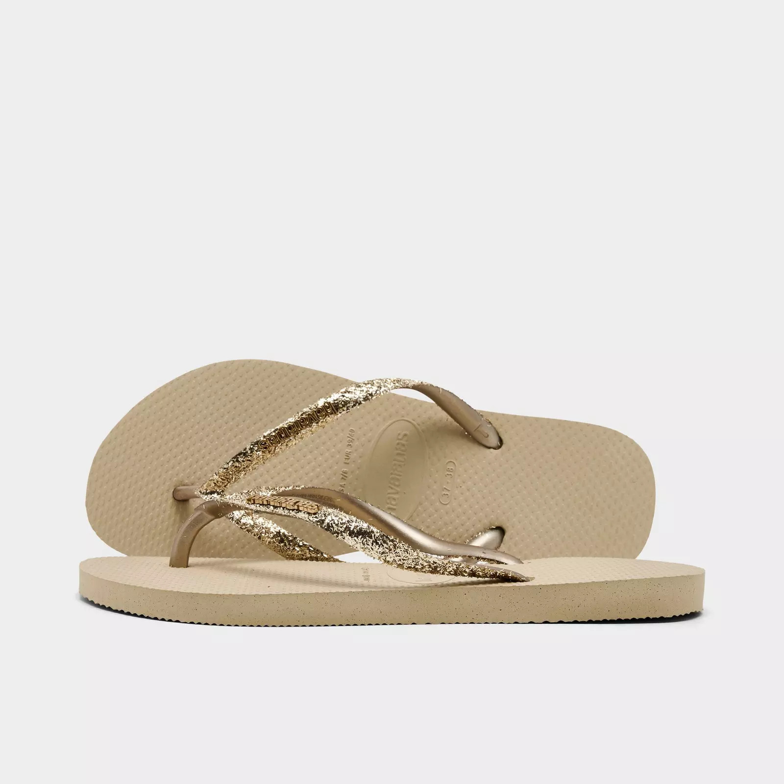 Women's Havaianas Slim Glitter Flip Flop Sandals | JD Sports (US)
