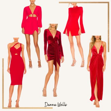 Revolve red dresses - perfect for the upcoming holiday events or wedding guest. 

#LTKHoliday #LTKwedding #LTKstyletip