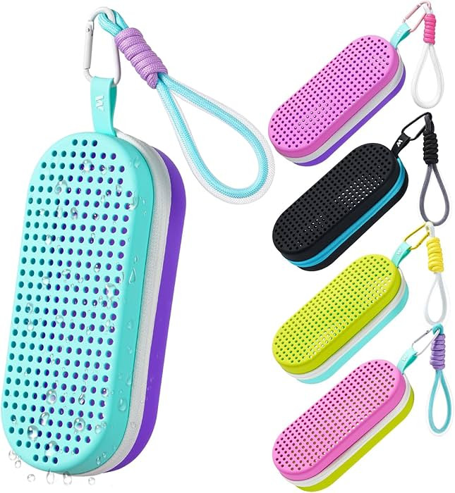 Swim Goggle Case For Swimming Goggles, Silicone Protective Cases with Drain Hole for Goggles | Amazon (US)