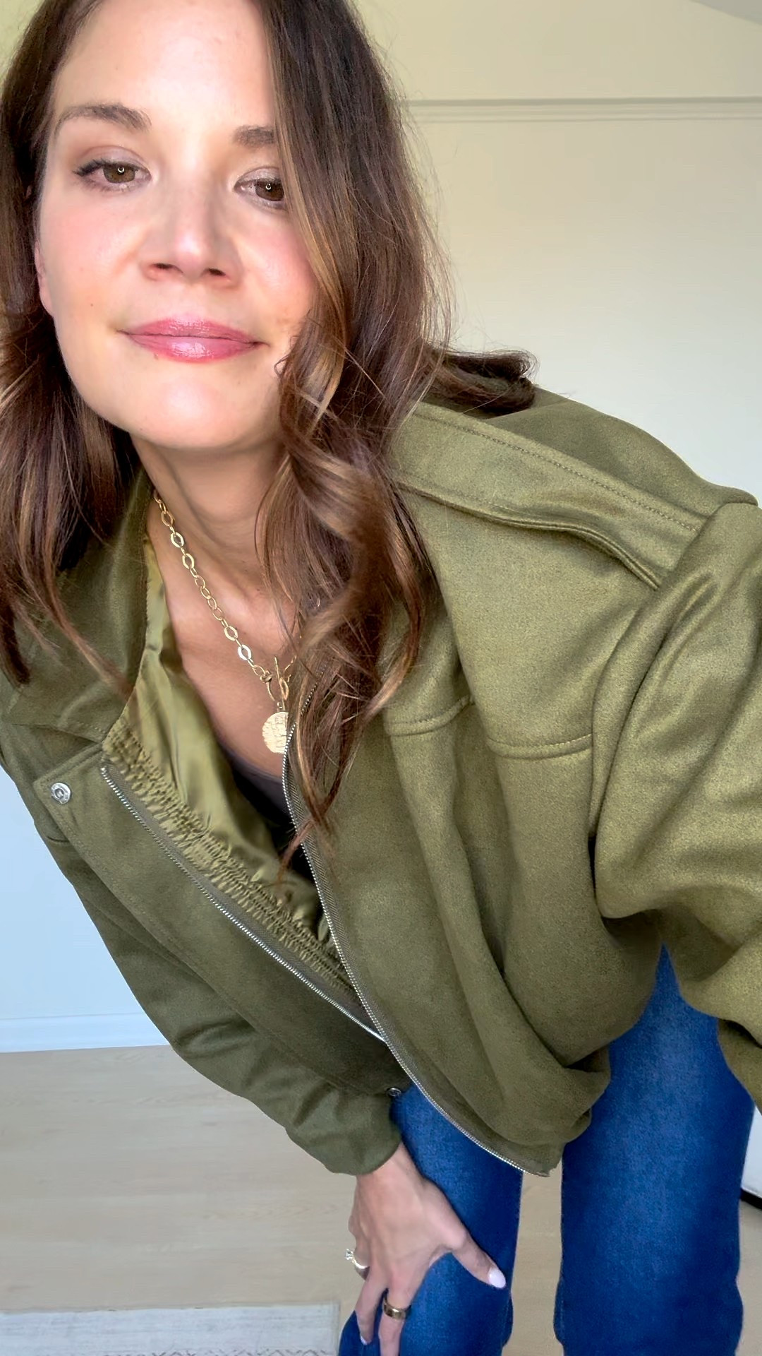 This outfit will be on repeat all holiday season. It is flattering, cute, and I’m obsessed!! 

Fall fashion, Winter finds, Green jacket, Winter fashion, Jeans, Tall girl approved, Stang and co

#LTKSeasonal #LTKHoliday #LTKTall