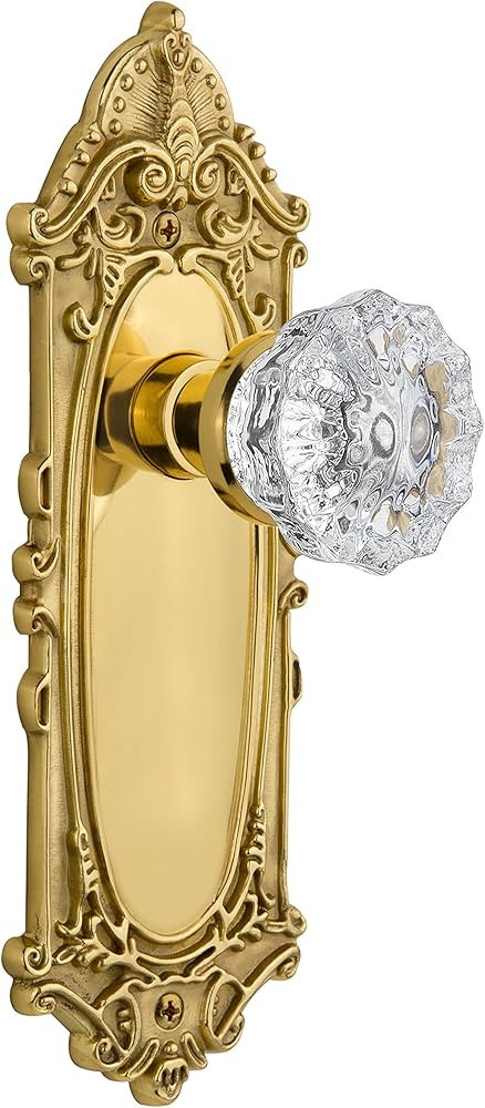 Nostalgic Warehouse Victorian Plate & Interior Crystal Door Knob | Amazon (US)