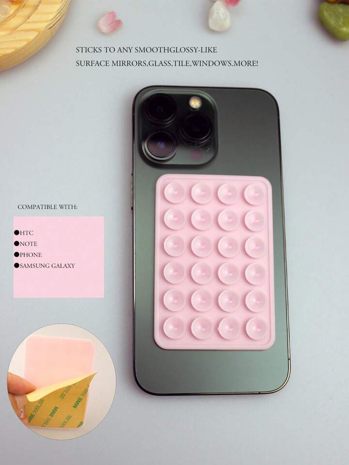 1Pc Silicone Suction Silicone Suction Cups Square Phone Case Back Silicone Suction Cups 24pcs Lar... | SHEIN