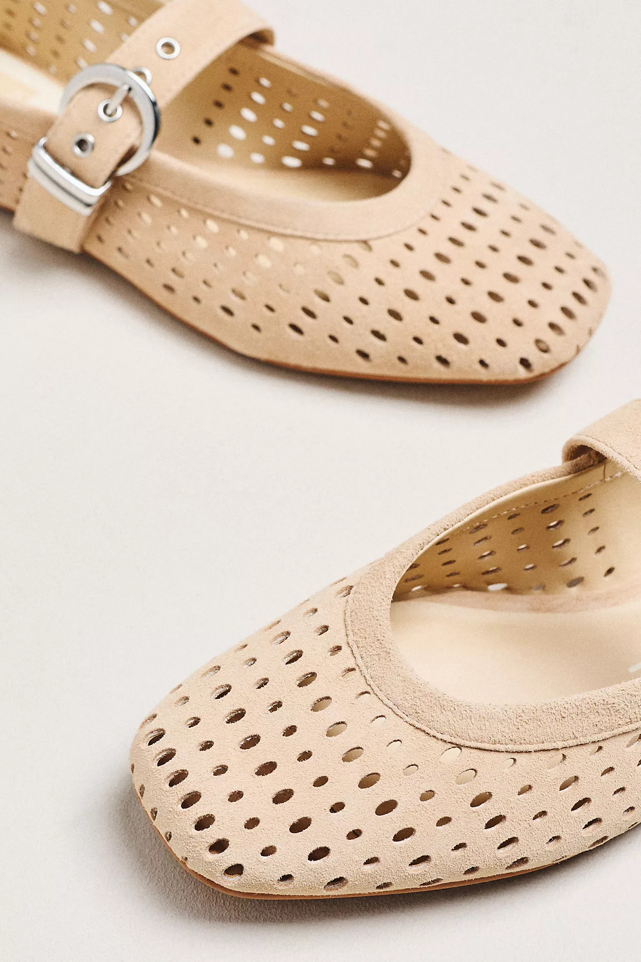 Dolce Vita Mikel Perforated Mary Jane Flats | Anthropologie (US)