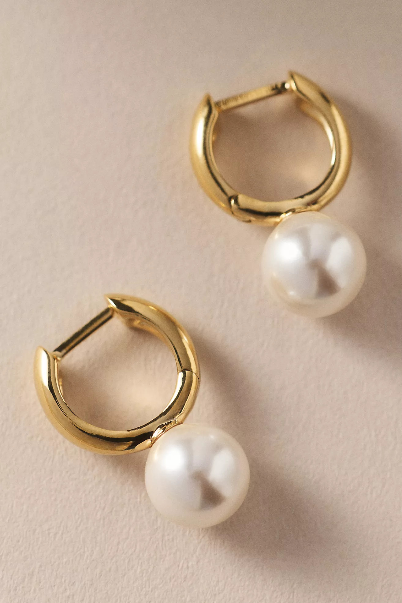 Pearl Huggie Earrings | Anthropologie (US)