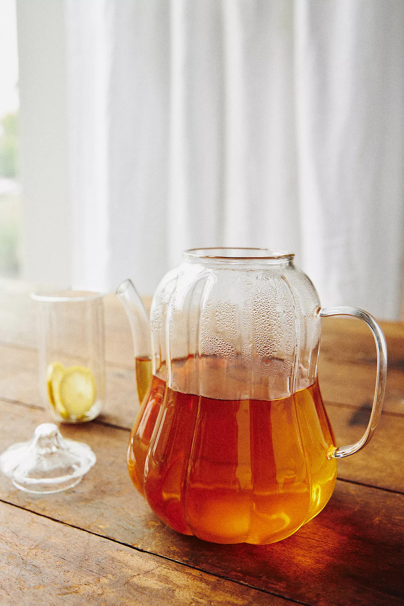 Cindy Glass Pumpkin Teapot | Anthropologie (US)