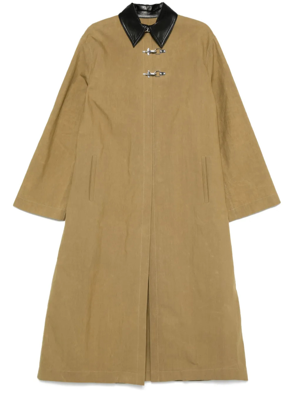 Nanushka Zofia Coat | Green | FARFETCH | Farfetch Global