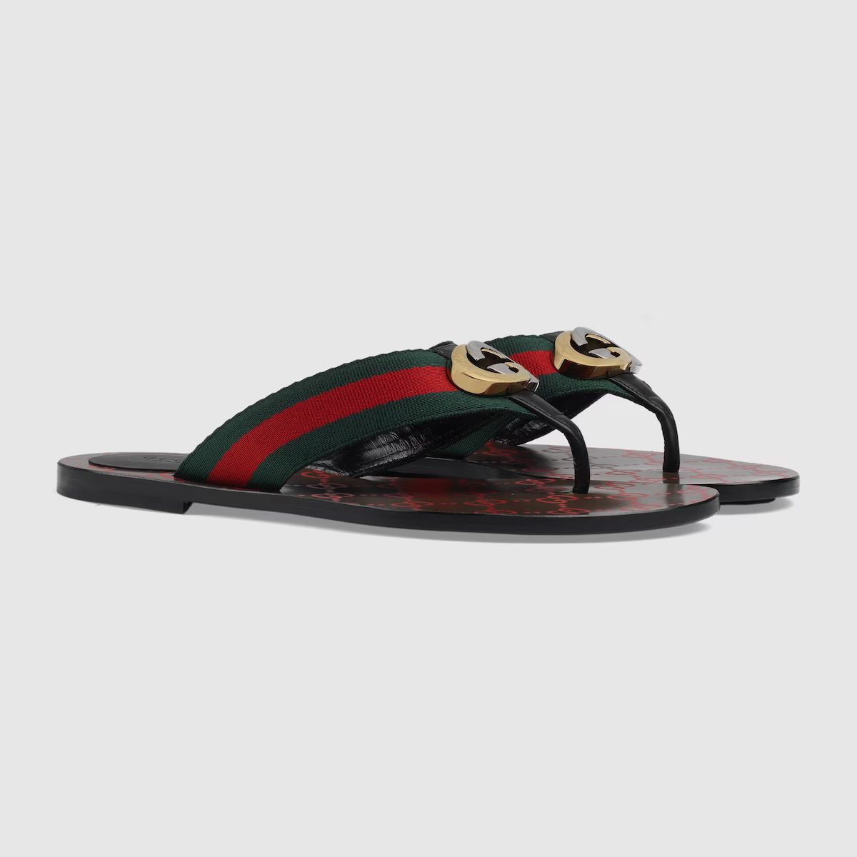 Gucci GG thong Web sandal | Gucci (US)