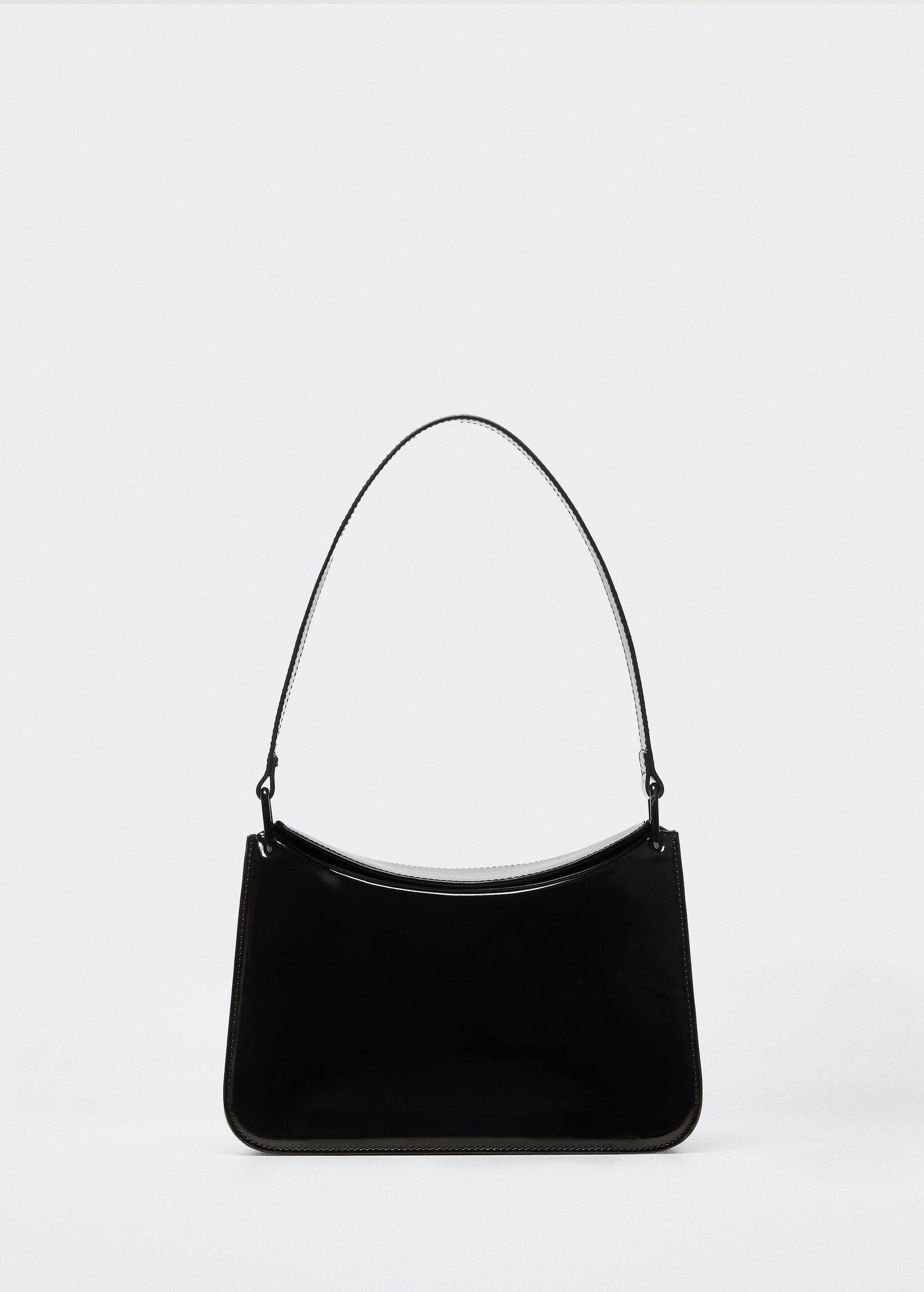 Patent leather shoulder bag -  Women | Mango USA | MANGO (US)