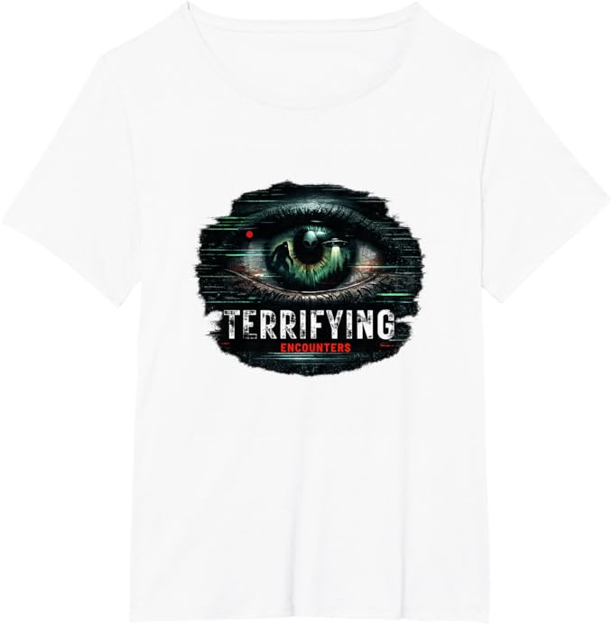 Terrifying Encounters Paranormal Horror Mystery Graphic T-Shirt | Amazon (US)