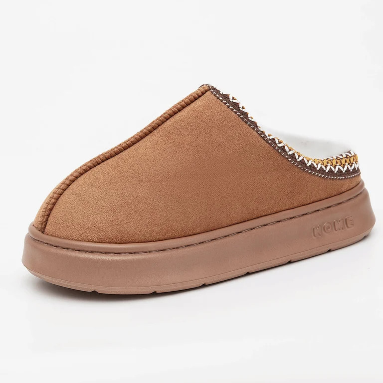 BERANMEY Cozy Platform Fuzzy Slippers for Women and Men Short Ankle Slippers with Anti-Slip Sole ... | Walmart (US)