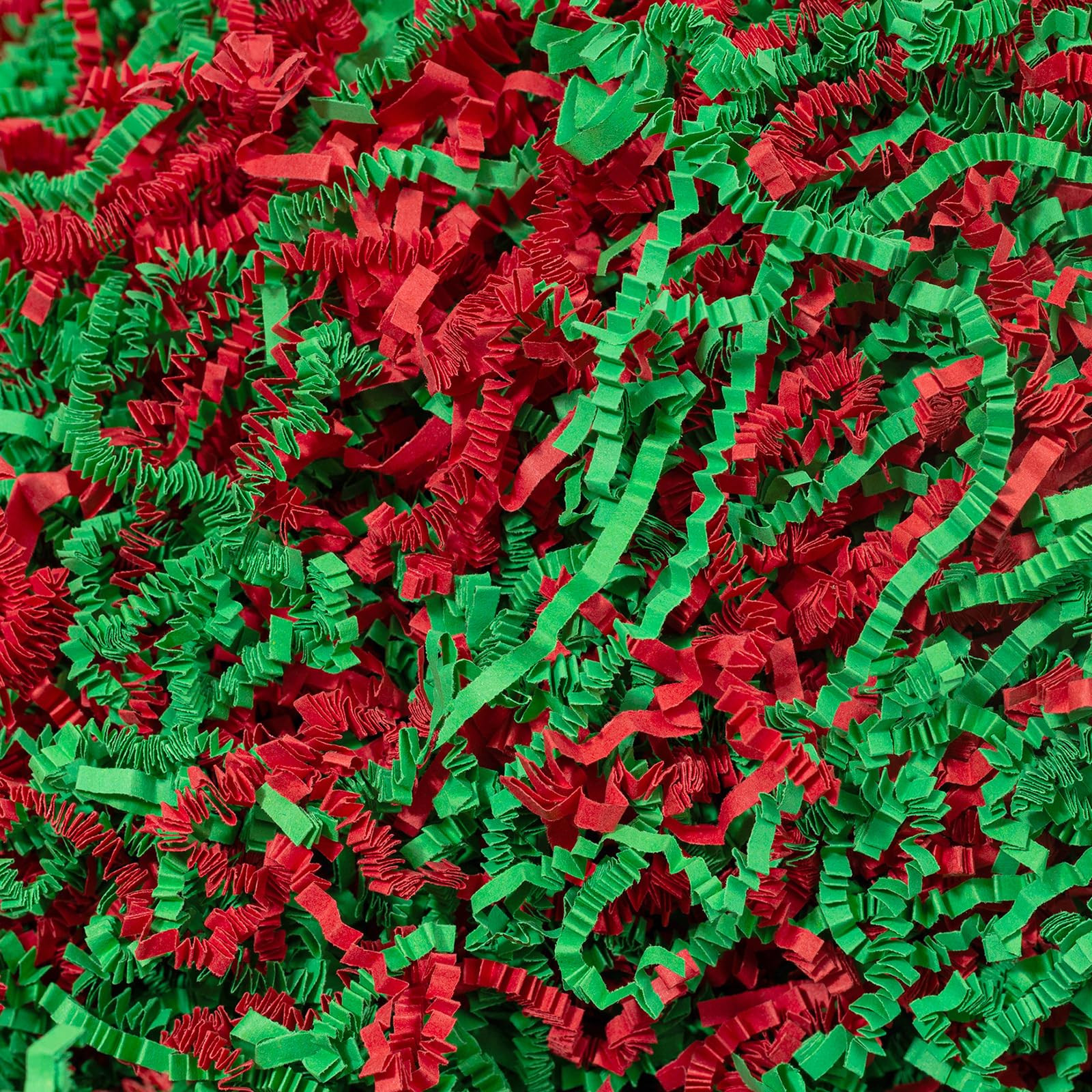 Mefleet 1/2 LB Crinkle Cut Paper Shred Filler 8 oz Green & Red Crinkle Shredded Paper for Gift Bo... | Amazon (US)