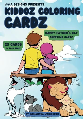 Happy Father's Day Greeting Cardz: Holiday Edition (Kiddoz Coloring Cardz) | Amazon (US)
