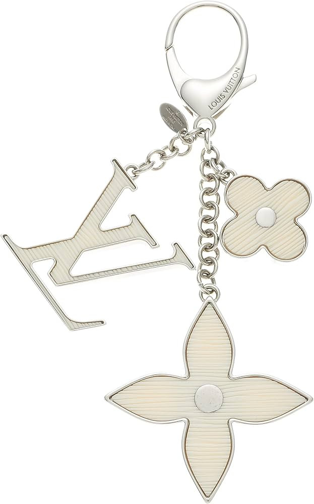Amazon.com: Louis Vuitton, Pre-Loved White & Silver Fleur De Epi Bag Charm, White : Clothing, Sho... | Amazon (US)