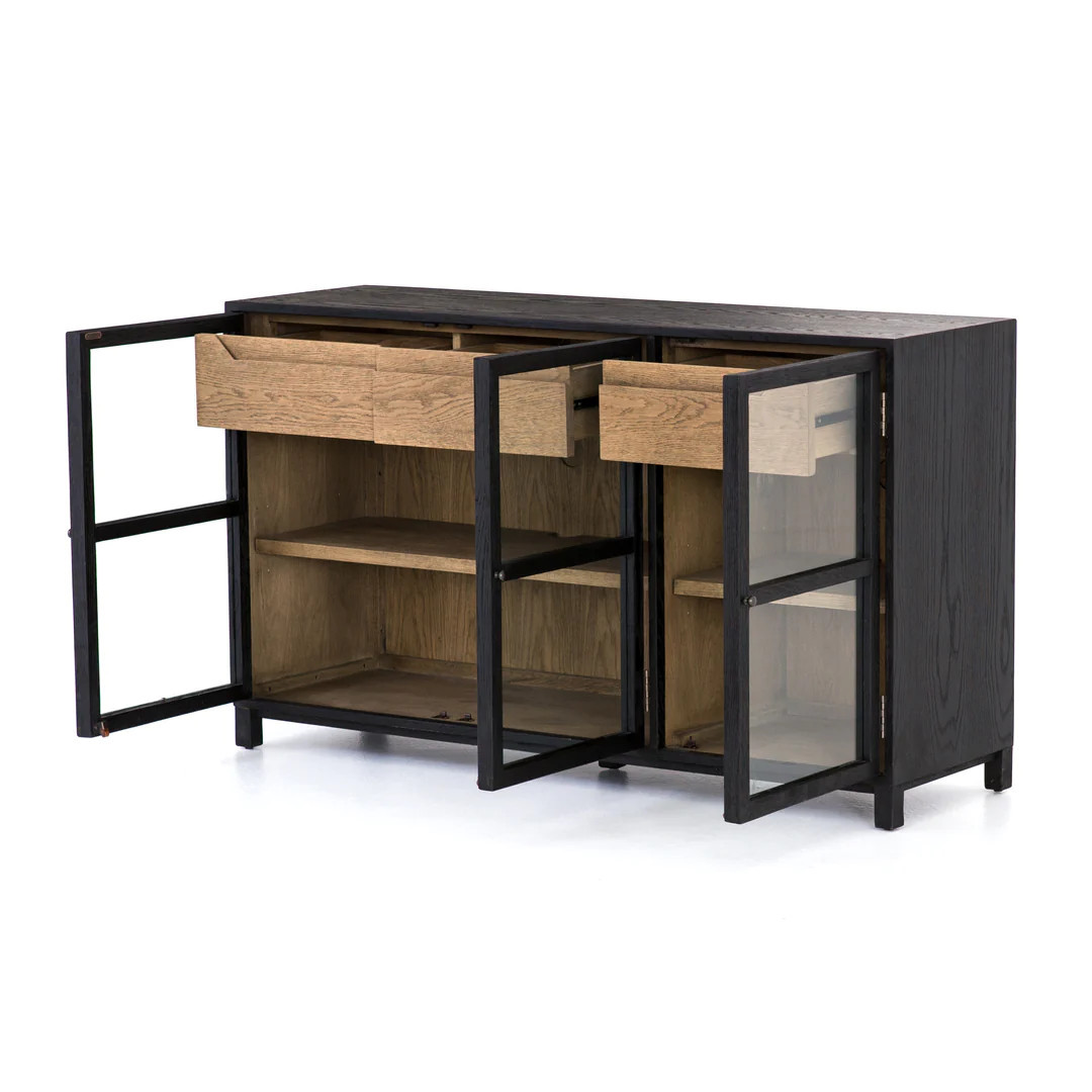 Millie Sideboard in Drifted Black | Burke Decor