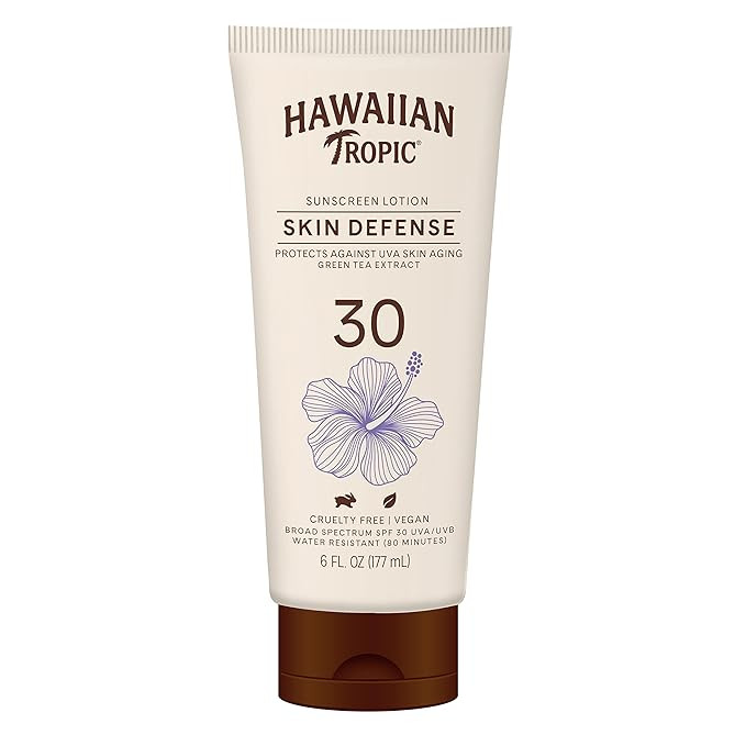 Hawaiian Tropic AntiOxidant+ Sunscreen Lotion, Lightweight Sun Protection, Broad Spectrum, SPF 30... | Amazon (US)