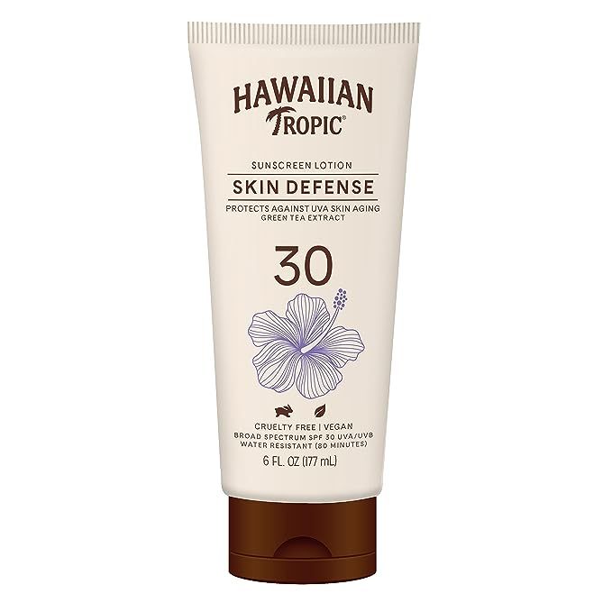 Hawaiian Tropic AntiOxidant+ Sunscreen Lotion, Lightweight Sun Protection, Broad Spectrum, SPF 30... | Amazon (US)