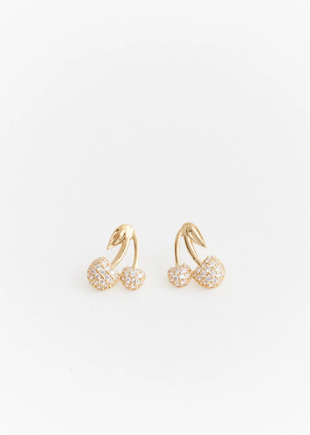 Cherry Crystal Studs | Incu